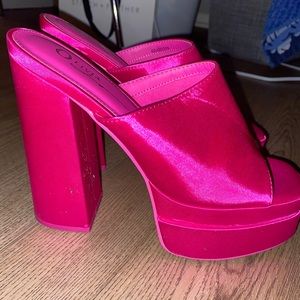 Hot Pink Barbie Heels